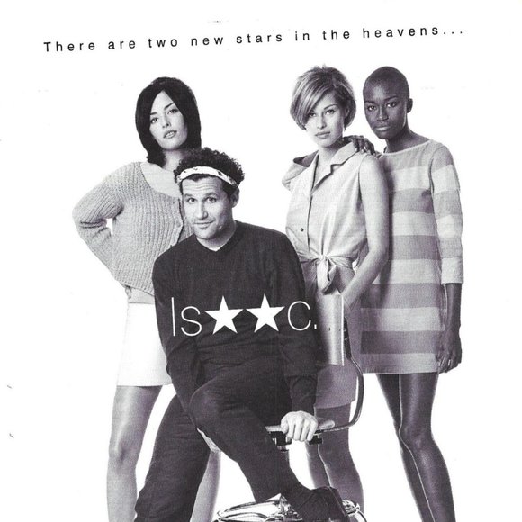 Isaac Fashion Bloomingdale Shantung Dress Ad 1990s  Vintage Print Ad - Picture 2 of 2